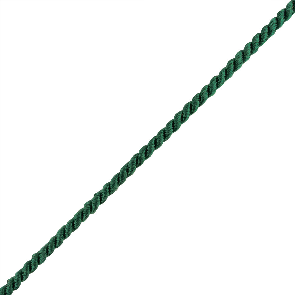 Teal Cotton Blend Twisted Cord - 3mm Teal Cotton Blend Twisted Cord - 3mm