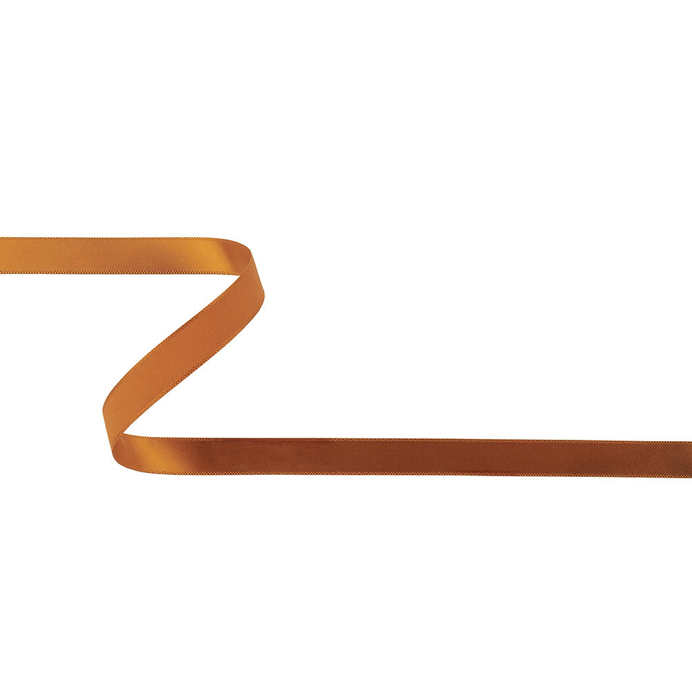 Autumn Leaf Single Faced Satin Ribbon - 0.4375" Autumn Leaf Single Faced Satin Ribbon - 0.4375"