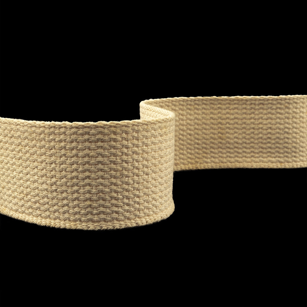 Beige Heavyweight Cotton Webbing - 2" Beige Heavyweight Cotton Webbing - 2"
