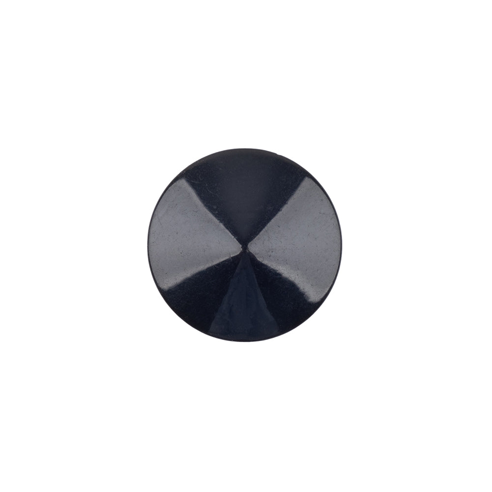 Italian Midnight Navy Cone Shaped Shank Back Button - 24L/15mm Italian Midnight Navy Cone Shaped Shank Back Button - 24L/15mm