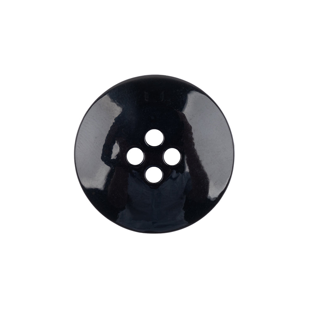 Black Shallow Plate 4-Hole Plastic Suit Button - 35L/22mm Detail Black Shallow Plate 4-Hole Plastic Suit Button - 35L/22mm Detail