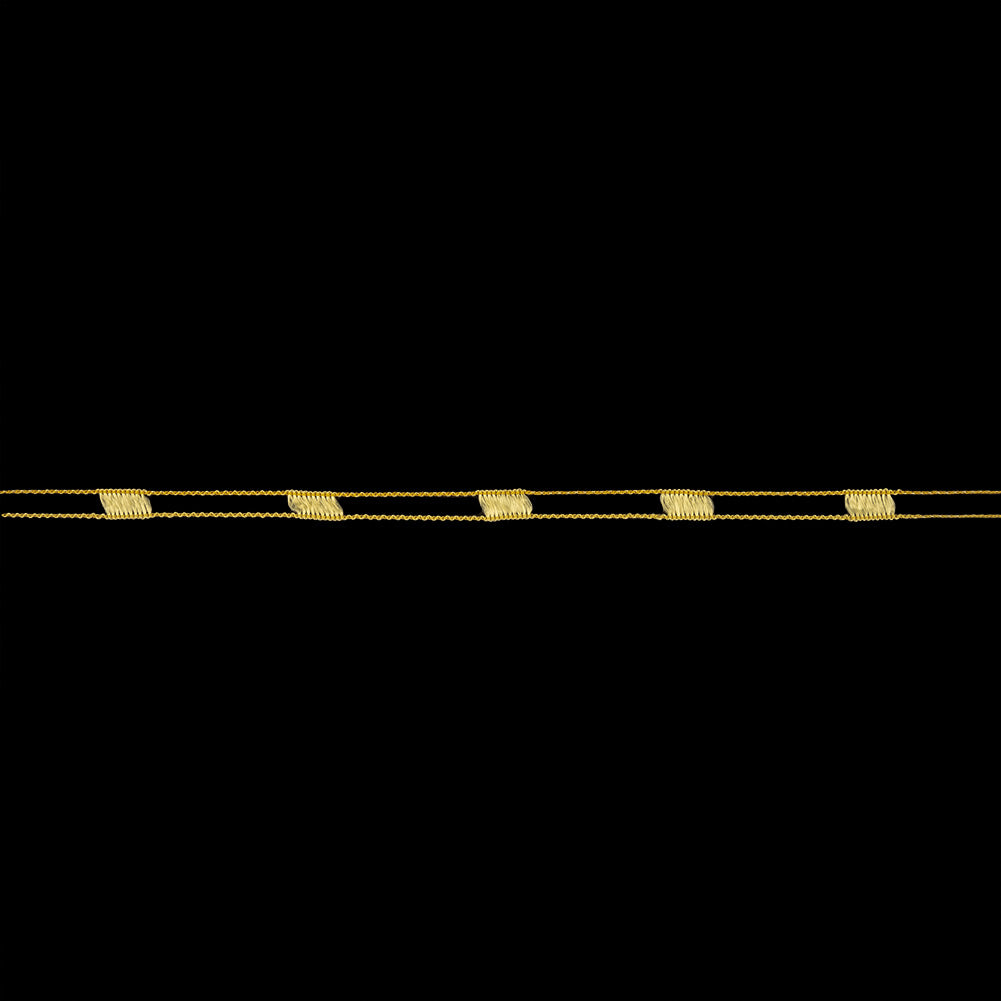 Pale Yellow Fine Rail Lace Trim - 0.2" Pale Yellow Fine Rail Lace Trim - 0.2"