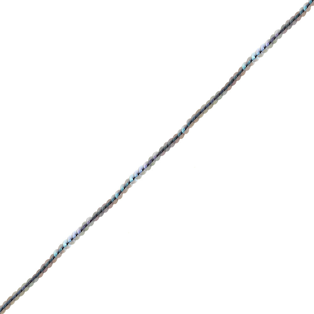 Matte Iridescent Translucent Flat Sequins Trim - 6mm Matte Iridescent Translucent Flat Sequins Trim - 6mm