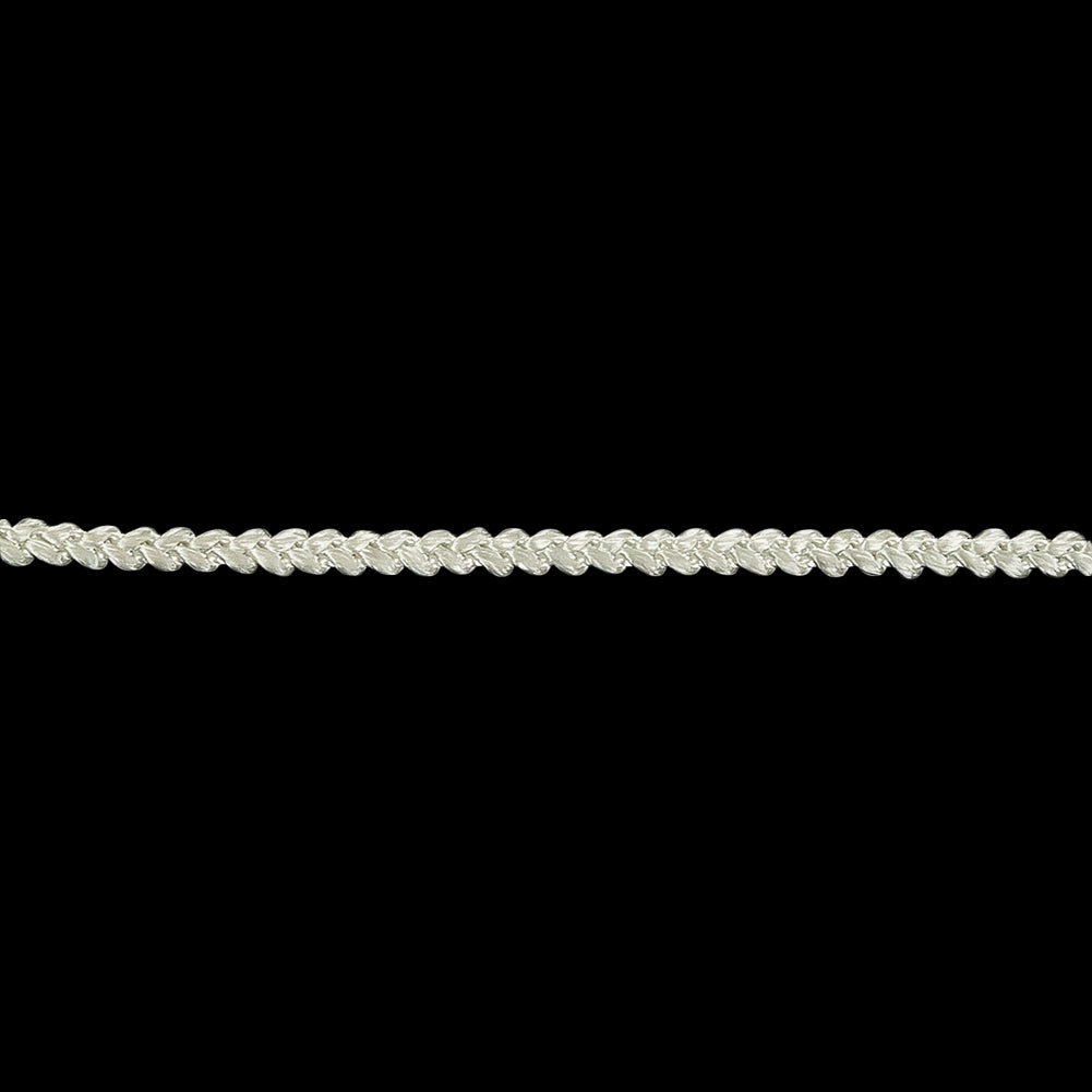 Phantom Green Cotton Blend Braided Trim - 0.1875" Detail Phantom Green Cotton Blend Braided Trim - 0.1875" Detail