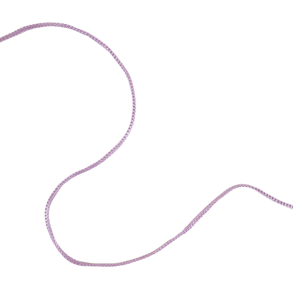 Violet Tulle Luminous Braided Rayon Cord - 0.125" Violet Tulle Luminous Braided Rayon Cord - 0.125"