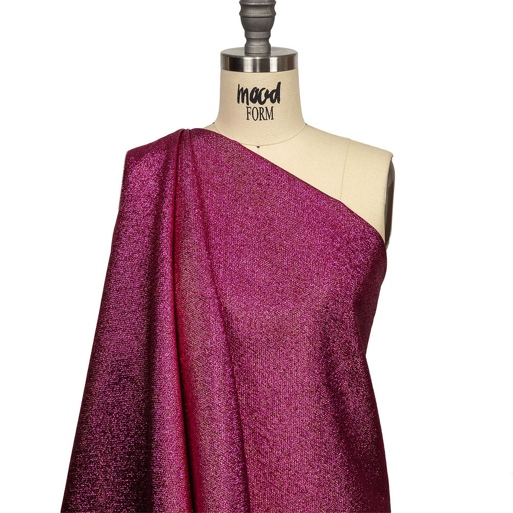 Geode Metallic Fuchsia Crackle Luxury Brocade Detail Geode Metallic Fuchsia Crackle Luxury Brocade Detail