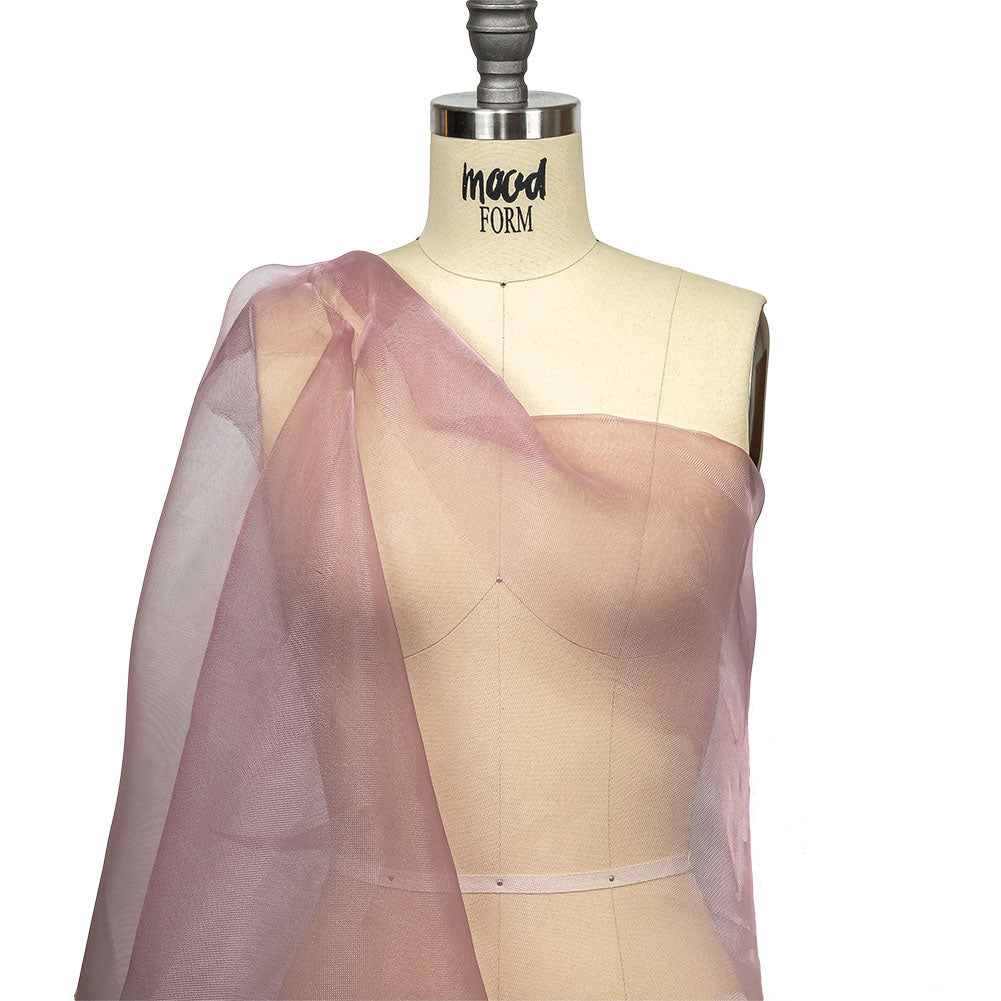 Stiff Mesh-Like Polyester Organza - Pink Lilac - Iris Collection Drape Stiff Mesh-Like Polyester Organza - Pink Lilac - Iris Collection Drape