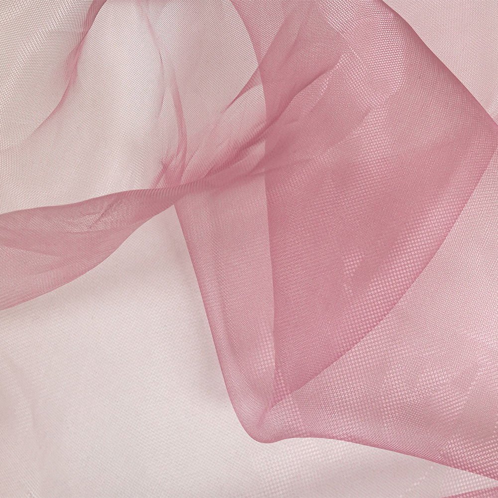 Stiff Mesh-Like Polyester Organza - Pink Lilac - Iris Collection Stiff Mesh-Like Polyester Organza - Pink Lilac - Iris Collection
