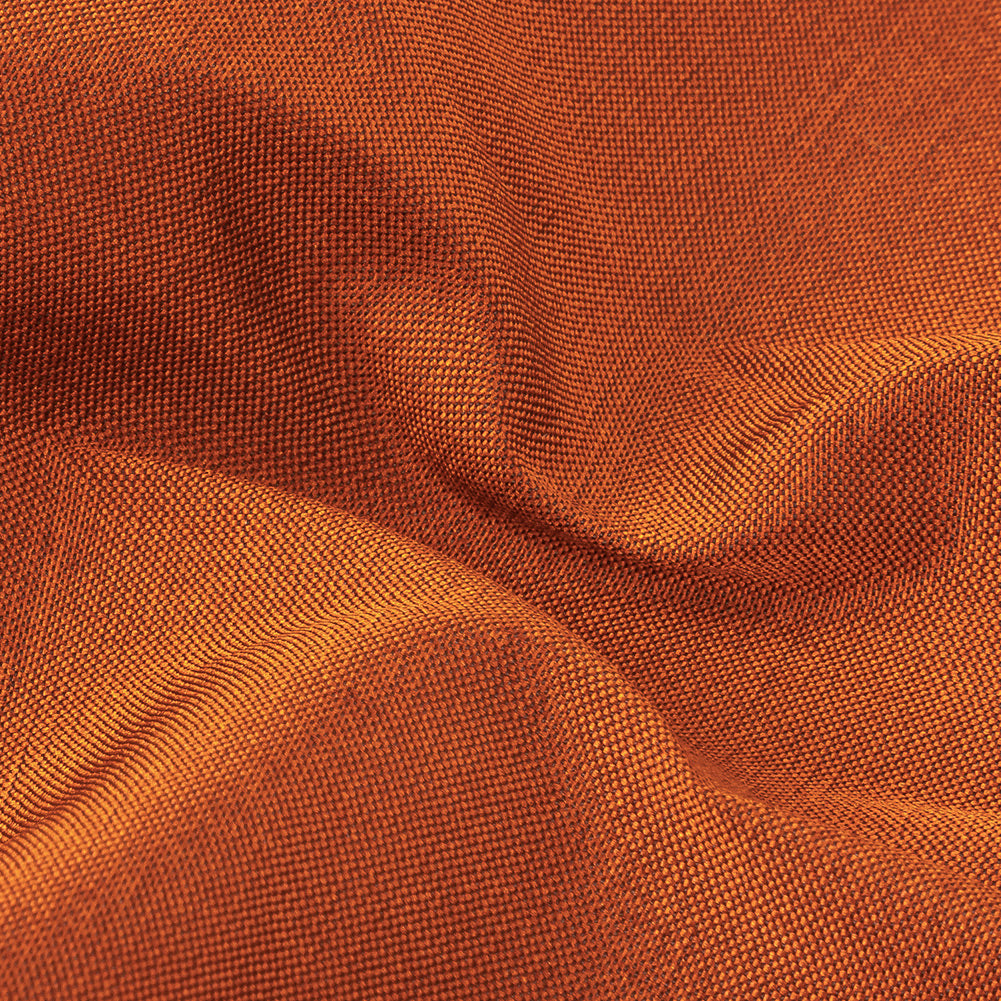 Polyester Taffeta - Plain Dyed Rustic Orange - Bellamy Collection - Detail Polyester Taffeta - Plain Dyed Rustic Orange - Bellamy Collection - Detail