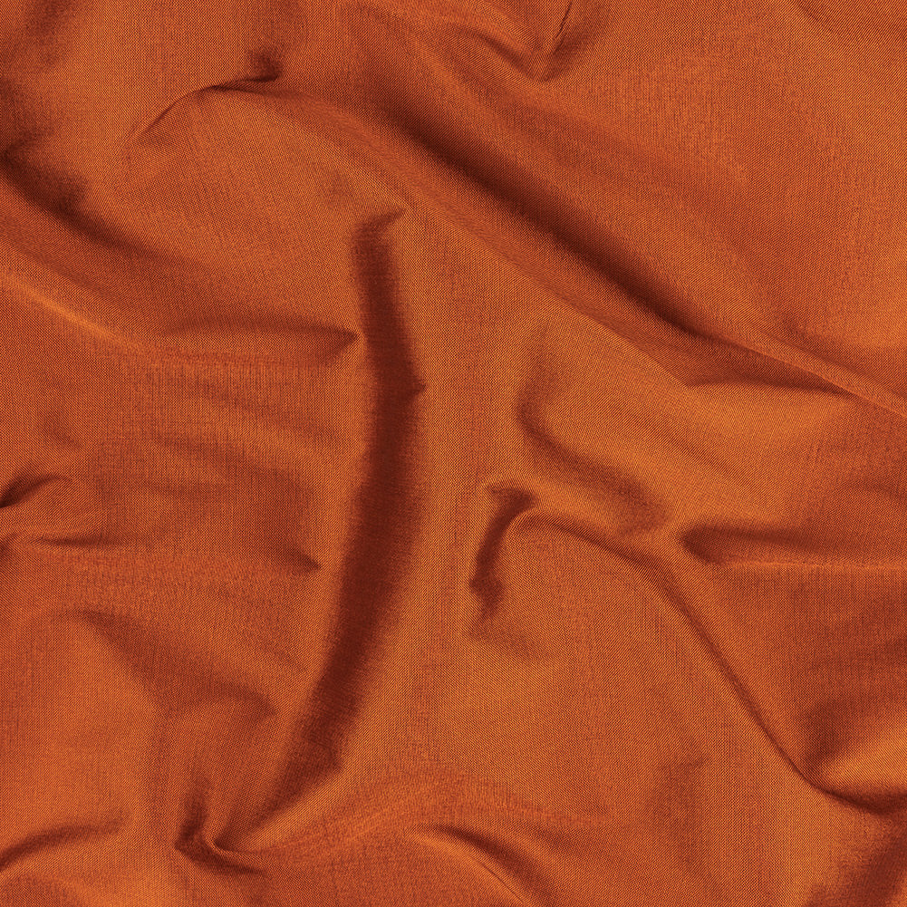 Polyester Taffeta - Plain Dyed Rustic Orange - Bellamy Collection Polyester Taffeta - Plain Dyed Rustic Orange - Bellamy Collection