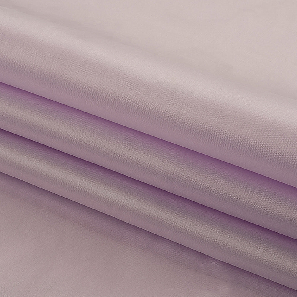 Polyester Taffeta - Plain Dyed Pale Lilac - Bellamy Collection - Folded Polyester Taffeta - Plain Dyed Pale Lilac - Bellamy Collection - Folded