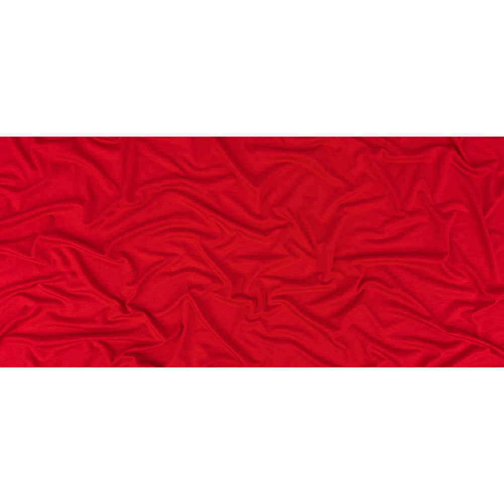 Red Stretch Rayon and Spandex Jersey Full Red Stretch Rayon and Spandex Jersey Full