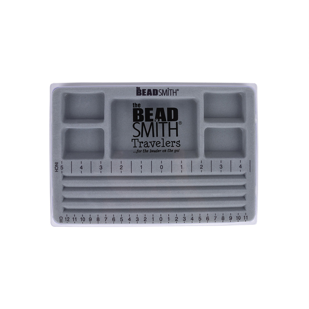 Mini 3 Channel Bead Board With Lid - 7.75" x 11.25" Mini 3 Channel Bead Board With Lid - 7.75" x 11.25"