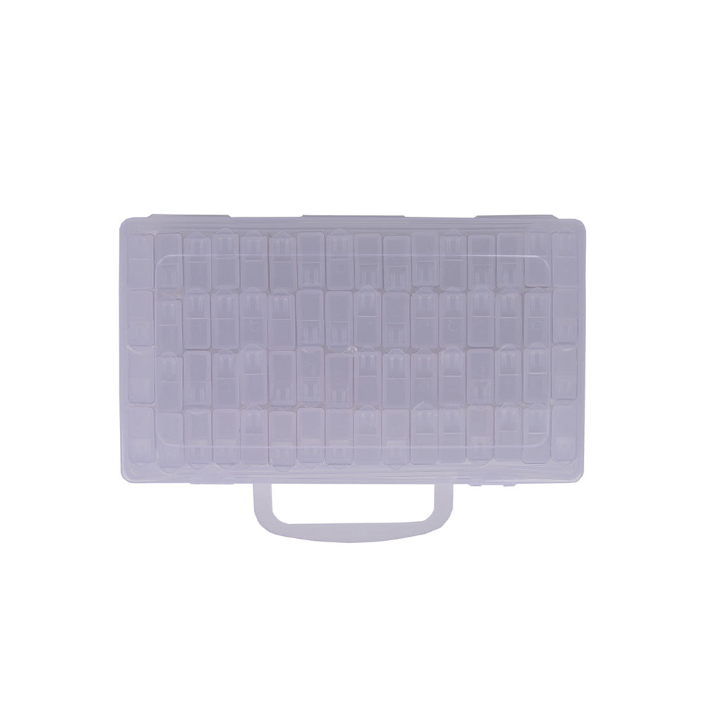 Plastic Organizer with 64 2" Flip Boxes and Labels - 8.5" x 5" Full Plastic Organizer with 64 2" Flip Boxes and Labels - 8.5" x 5" Full