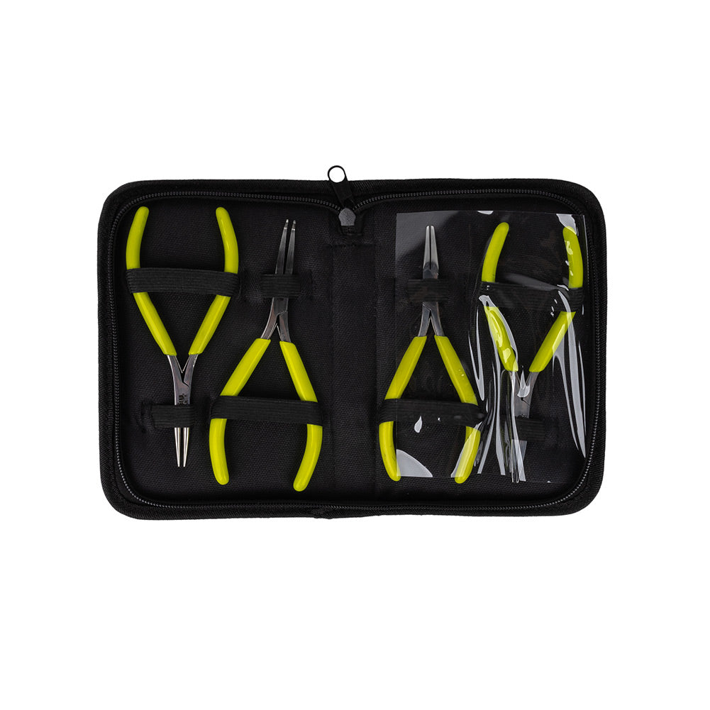 Microfine Pliers 4 Piece Set Folded Microfine Pliers 4 Piece Set Folded