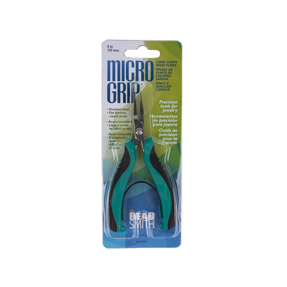 Micro Grip Ergonomic Long Nose Pliers - 5" Micro Grip Ergonomic Long Nose Pliers - 5"