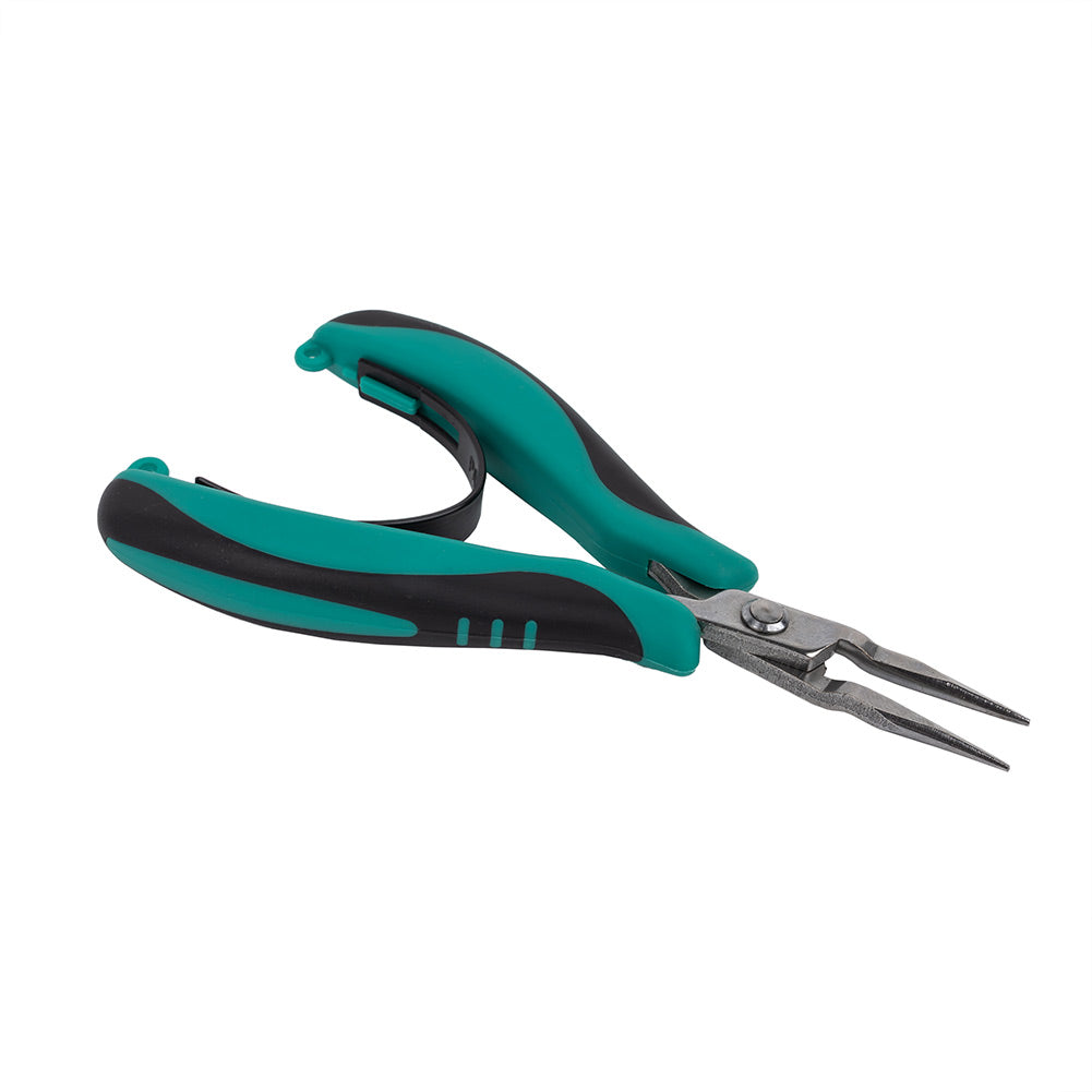 Micro Grip Ergonomic Round Nose Pliers - 5" Detail Micro Grip Ergonomic Round Nose Pliers - 5" Detail