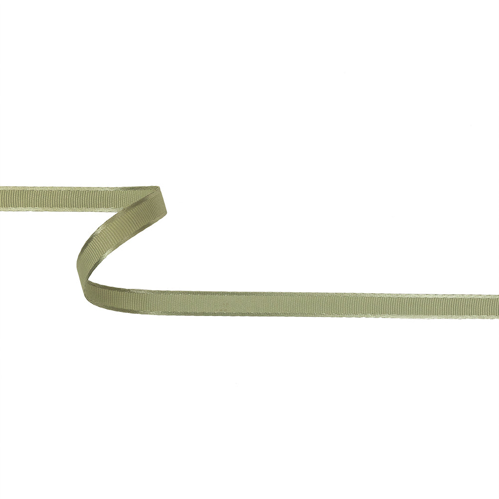 Swamp Satin-Edged Grosgrain Ribbon - 0.375" Swamp Satin-Edged Grosgrain Ribbon - 0.375"
