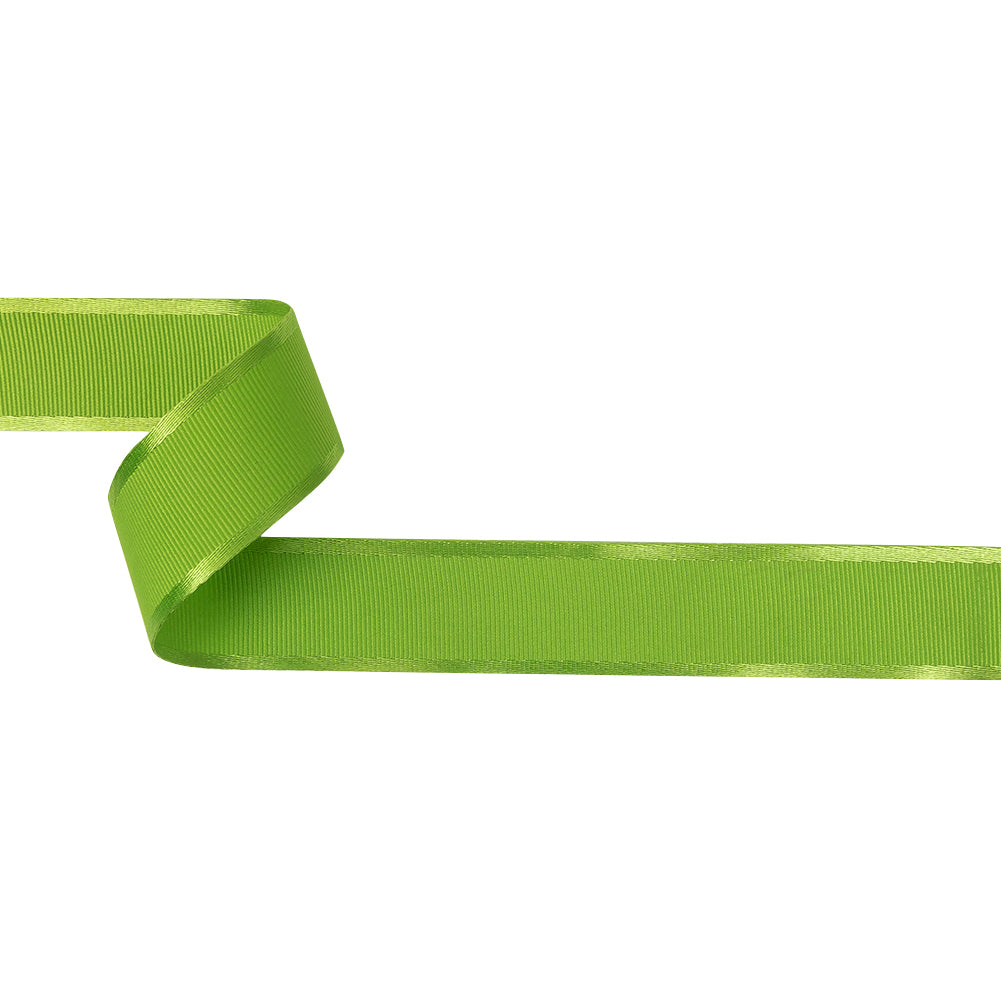 Lime Satin-Edged Grosgrain Ribbon - 1" Lime Satin-Edged Grosgrain Ribbon - 1"
