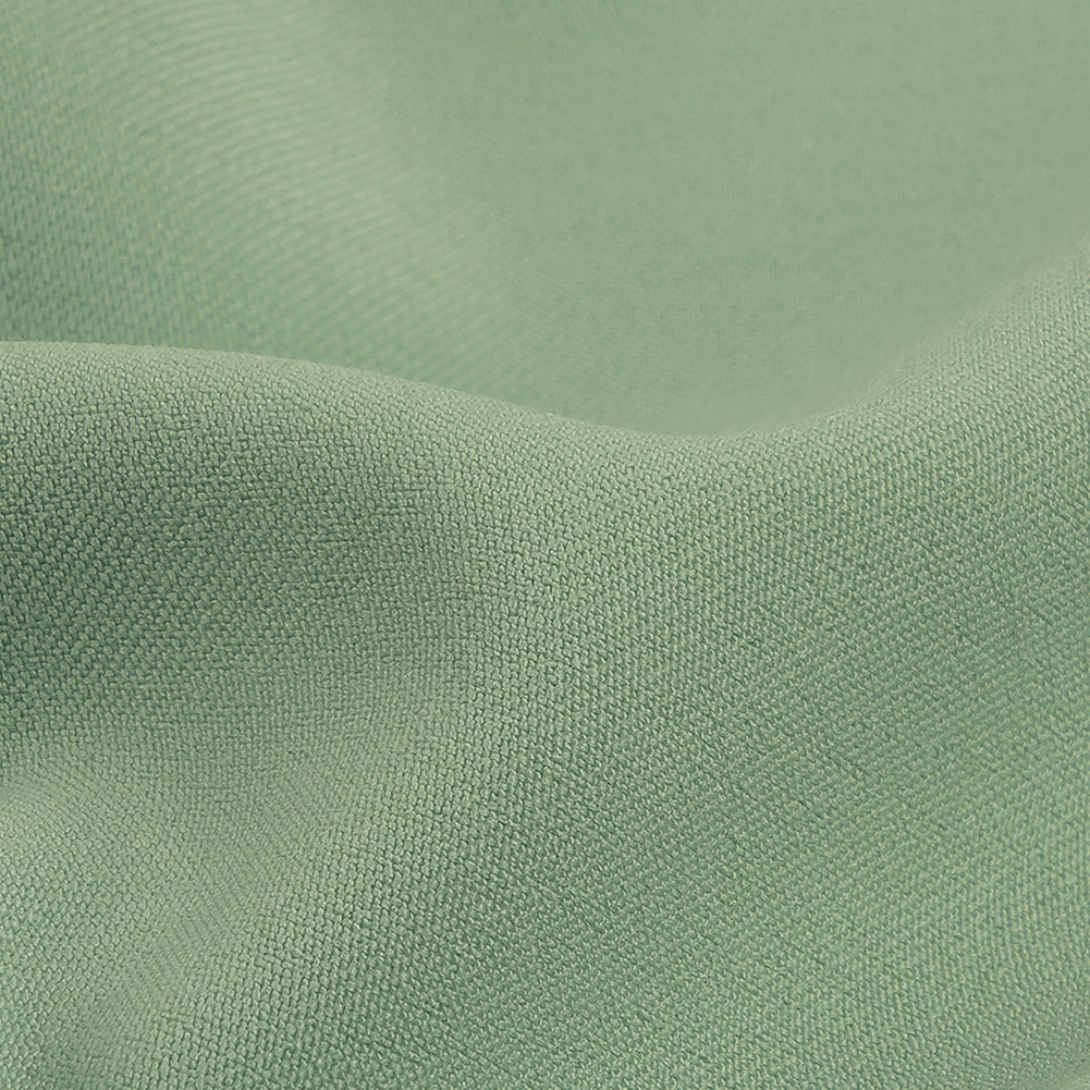 Celadon Green Stretch Polyester Suiting Detail Celadon Green Stretch Polyester Suiting Detail