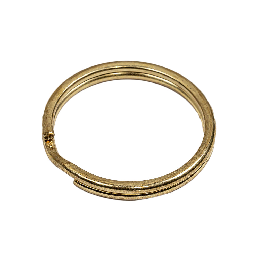 Gold Metal Split Keychain Ring - 1.0625" - Detail - Image 3 of 4 Gold Metal Split Keychain Ring - 1.0625" - Detail - Image 3 of 4