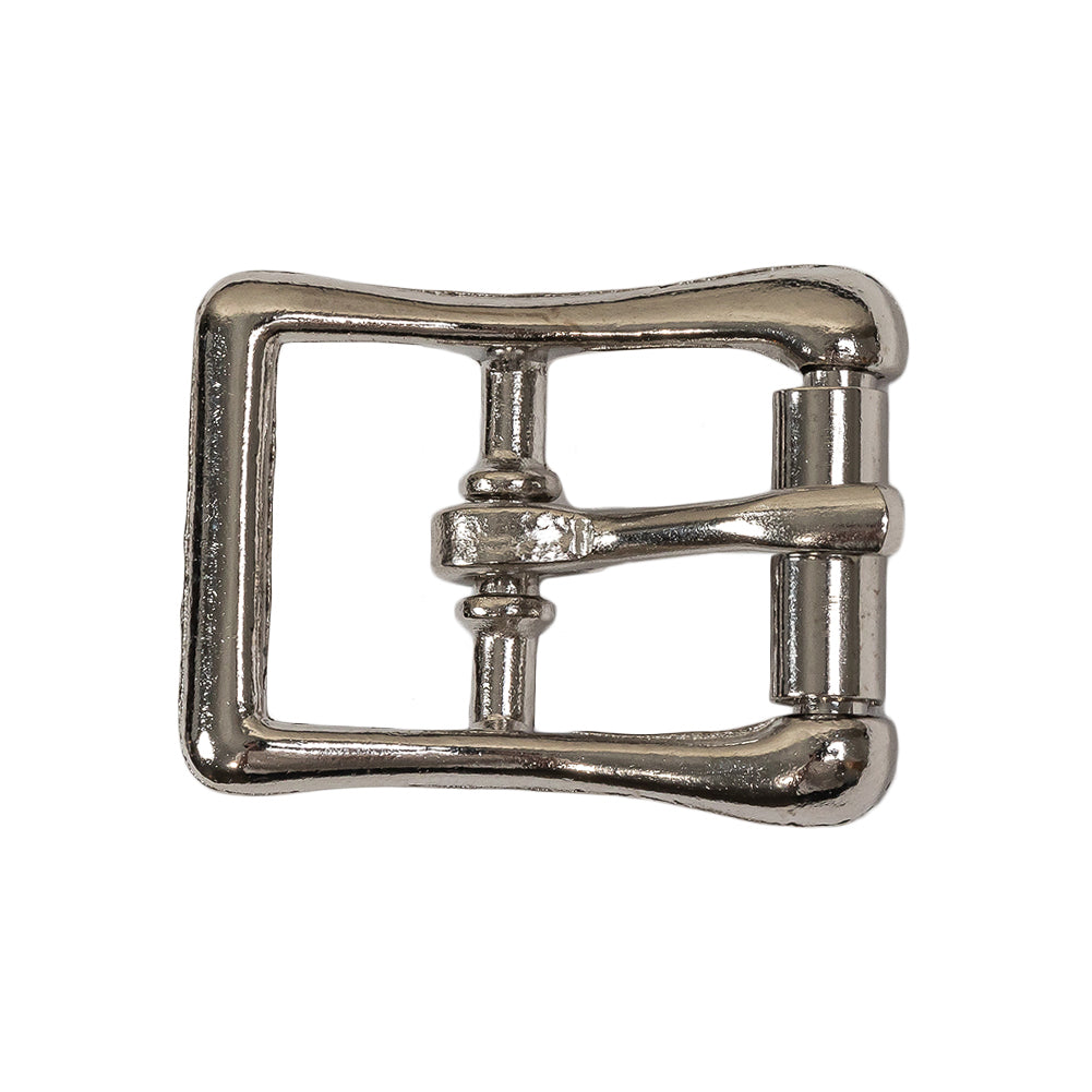 Silver Bent Organic Rectangle Metal Buckle - 1" x 1.25" Silver Bent Organic Rectangle Metal Buckle - 1" x 1.25"
