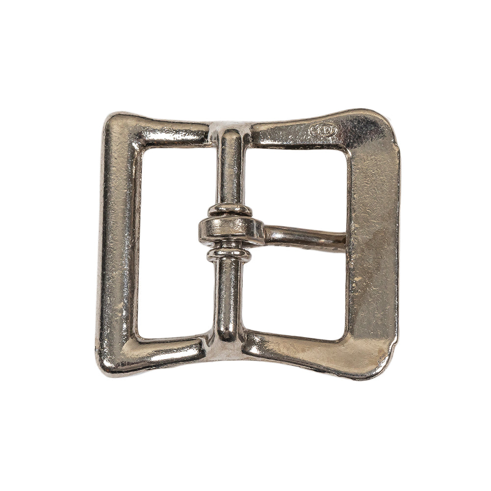 Silver Bent Rectangle Metal Buckle - 1.375" x 1.5" - Detail - Image 3 of 4 Silver Bent Rectangle Metal Buckle - 1.375" x 1.5" - Detail - Image 3 of 4