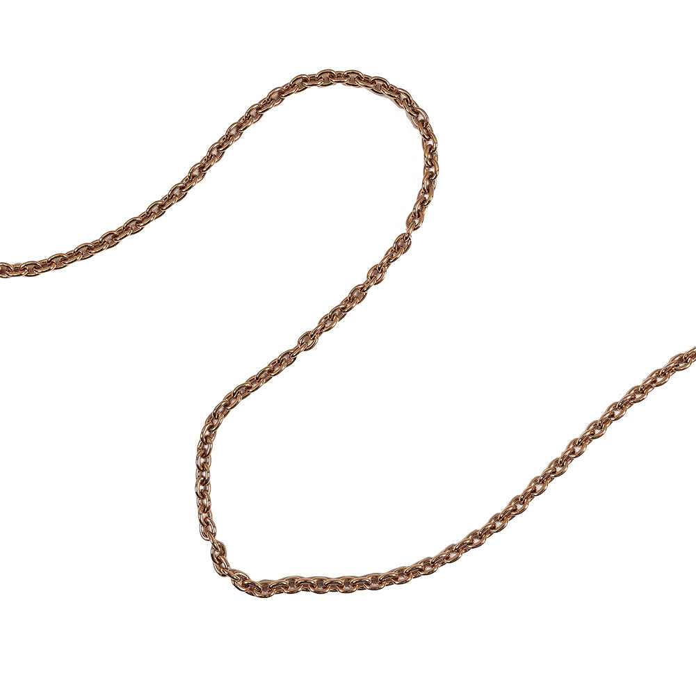 Rose Gold Chain Purse Strap with Lobster Claw Clasp and O Ring - 54" X 0.5" Rose Gold Chain Purse Strap with Lobster Claw Clasp and O Ring - 54" X 0.5"