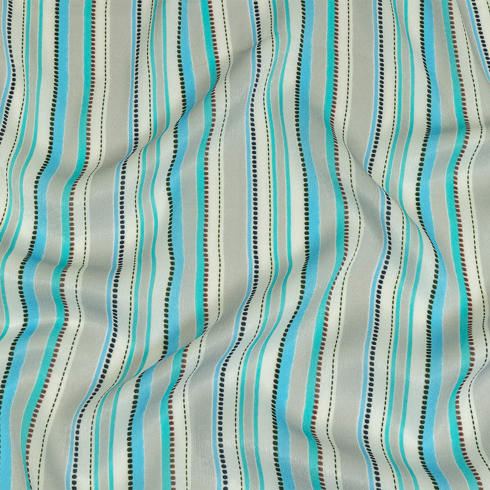 Mood Exclusive Blue Rulebreaker Polyester Crepe de Chine Mood Exclusive Blue Rulebreaker Polyester Crepe de Chine