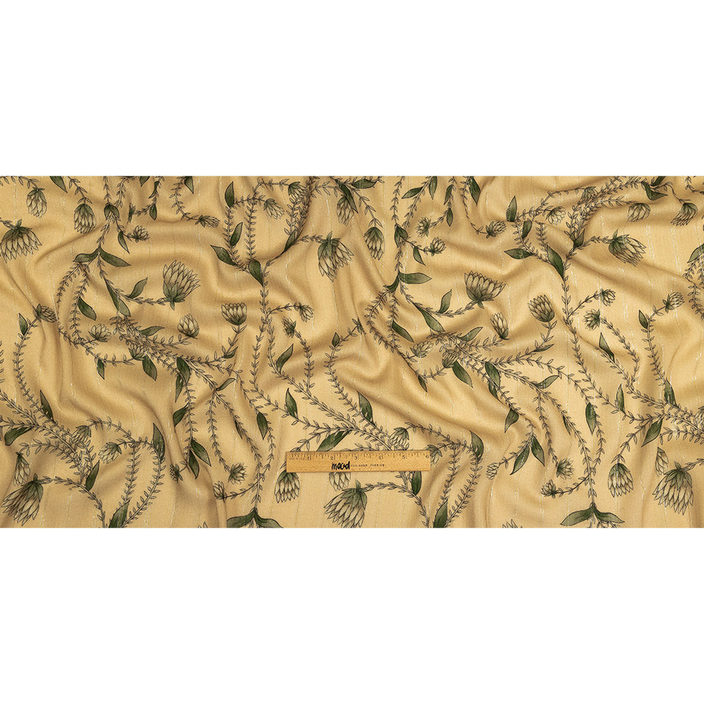 Mood Exclusive Vines Victorious Metallic Pinstriped Viscose Dobby Full Mood Exclusive Vines Victorious Metallic Pinstriped Viscose Dobby Full