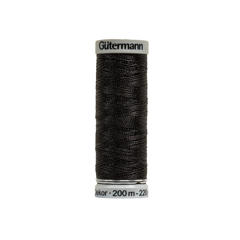 Gutermann Machine Embroidery Thread 200m - 1000 Black Gutermann Machine Embroidery Thread 200m - 1000 Black