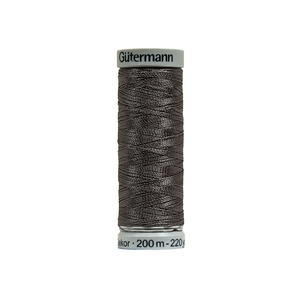 Gutermann Machine Embroidery Thread 200m - 9530 Charcoal Gutermann Machine Embroidery Thread 200m - 9530 Charcoal