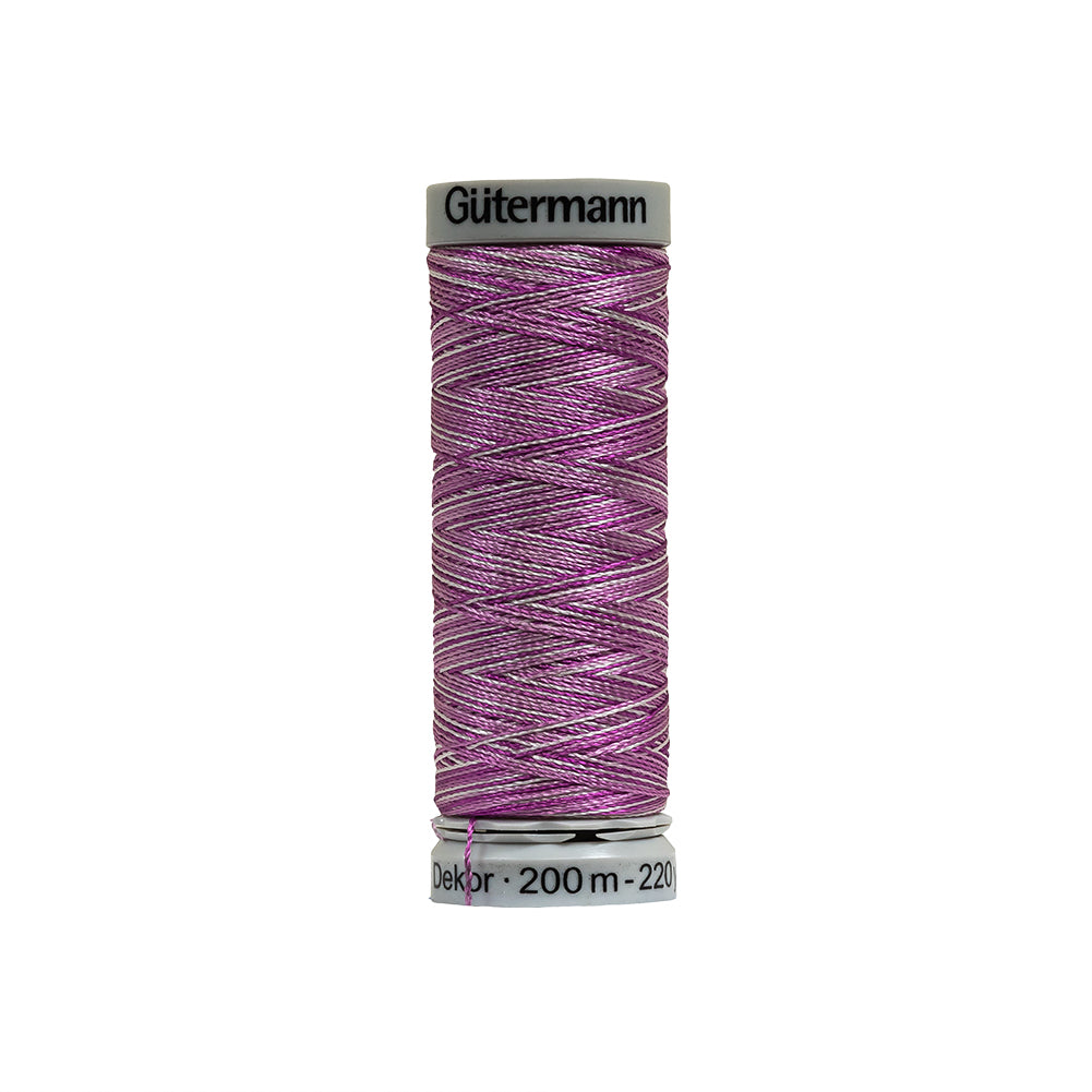 Gutermann Machine Embroidery Thread 200m - 9956 Varigated Lavender Gutermann Machine Embroidery Thread 200m - 9956 Varigated Lavender