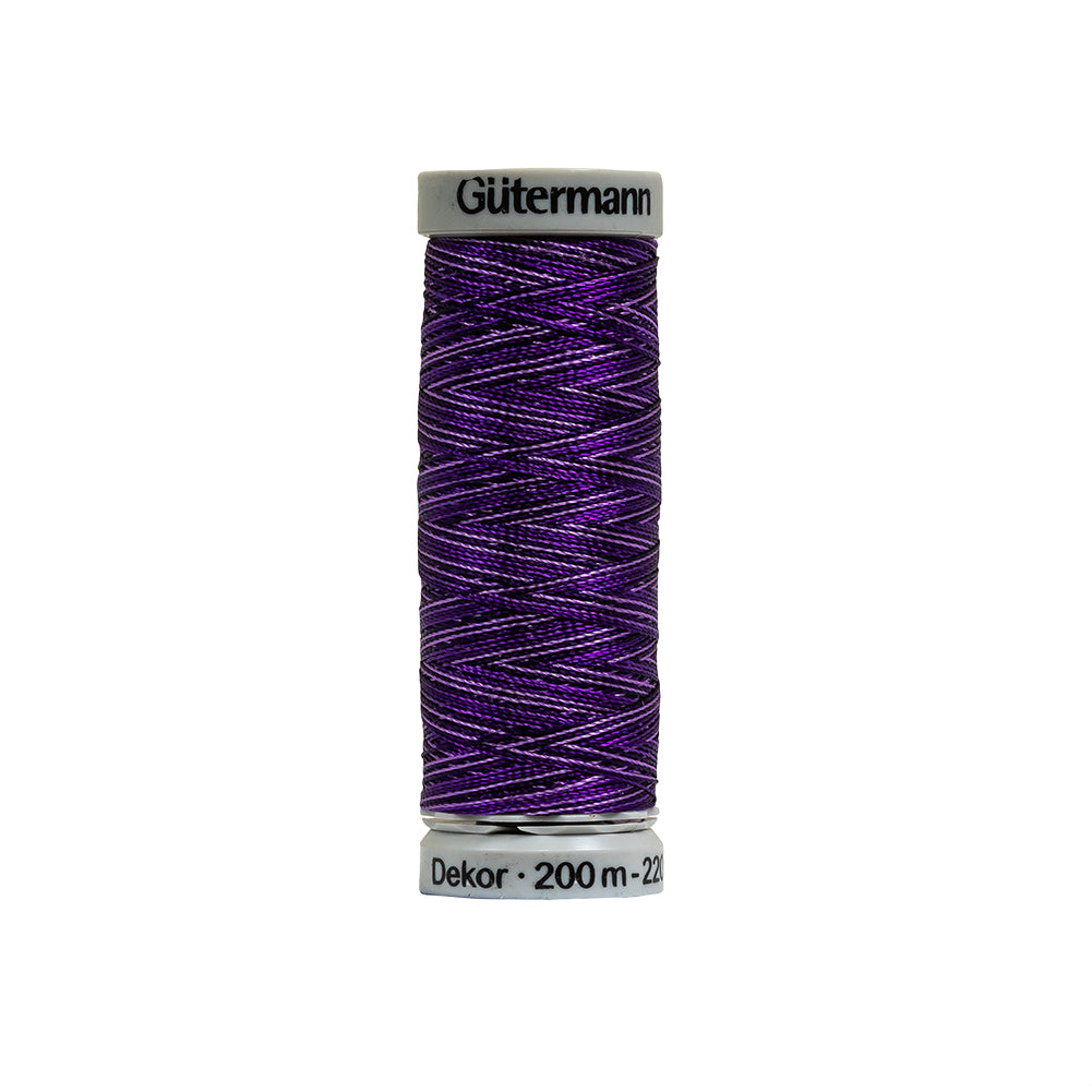 Gutermann Machine Embroidery Thread 200m - 9967 Varigated Purple Gutermann Machine Embroidery Thread 200m - 9967 Varigated Purple