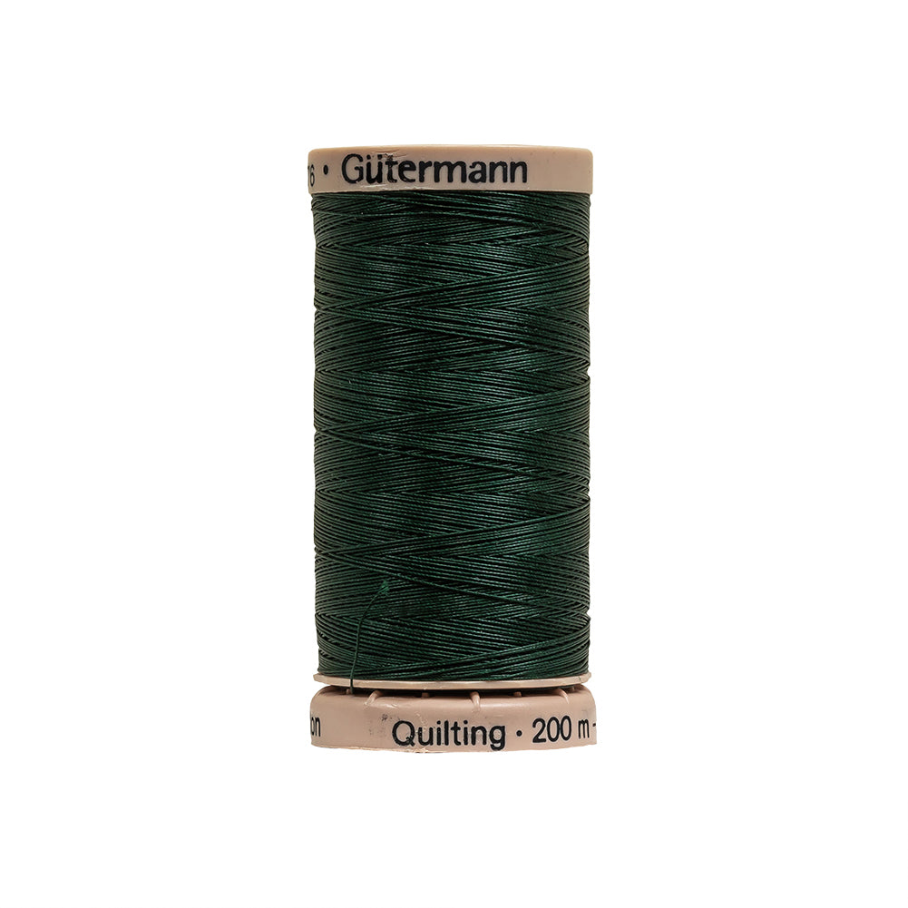 Gutermann Hand Quilting Cotton Thread 200m - 8113 Forest Gutermann Hand Quilting Cotton Thread 200m - 8113 Forest