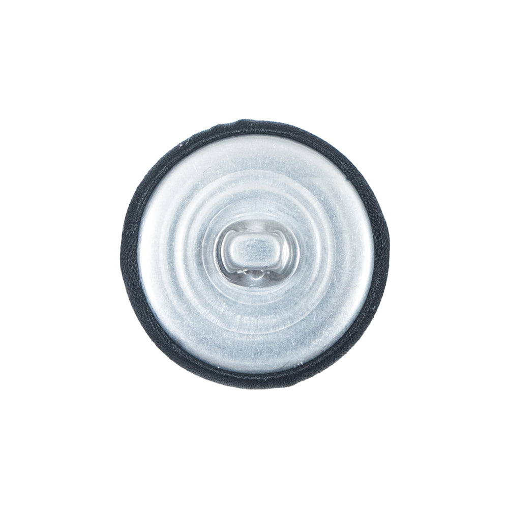 Black Silk Covered Button - 36L/23mm Detail Black Silk Covered Button - 36L/23mm Detail
