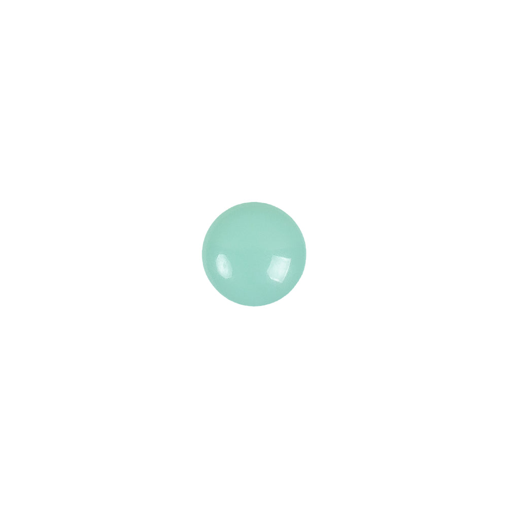 European Mint Self Back Glass Button - 12L/7.5mm European Mint Self Back Glass Button - 12L/7.5mm