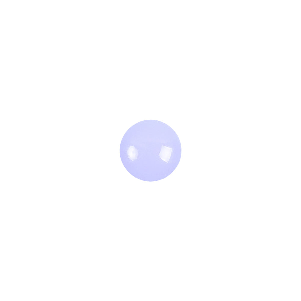 European Periwinkle Self Back Glass Button - 12L/7.5mm European Periwinkle Self Back Glass Button - 12L/7.5mm