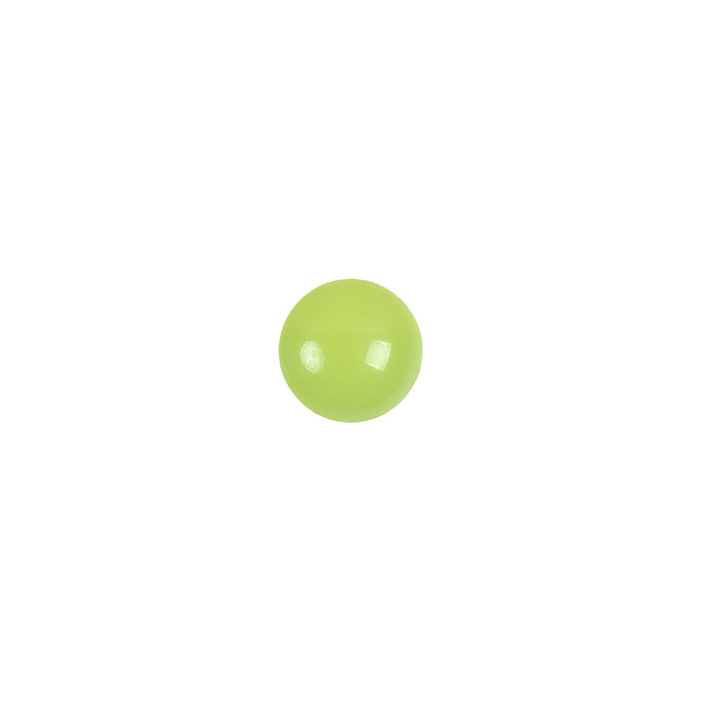 European Green Self Back Glass Button - 12L/7.5mm European Green Self Back Glass Button - 12L/7.5mm