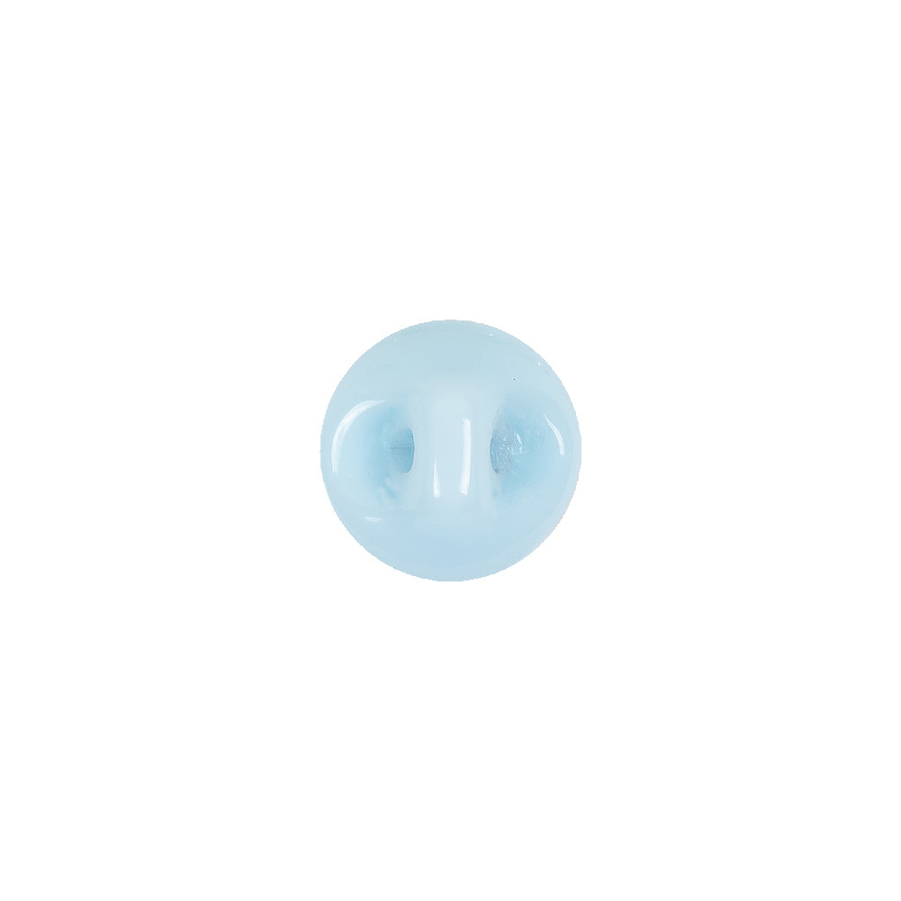 European Baby Blue Self Back Glass Button - 18L/11.5mm - Detail - Image 3 of 4 European Baby Blue Self Back Glass Button - 18L/11.5mm - Detail - Image 3 of 4