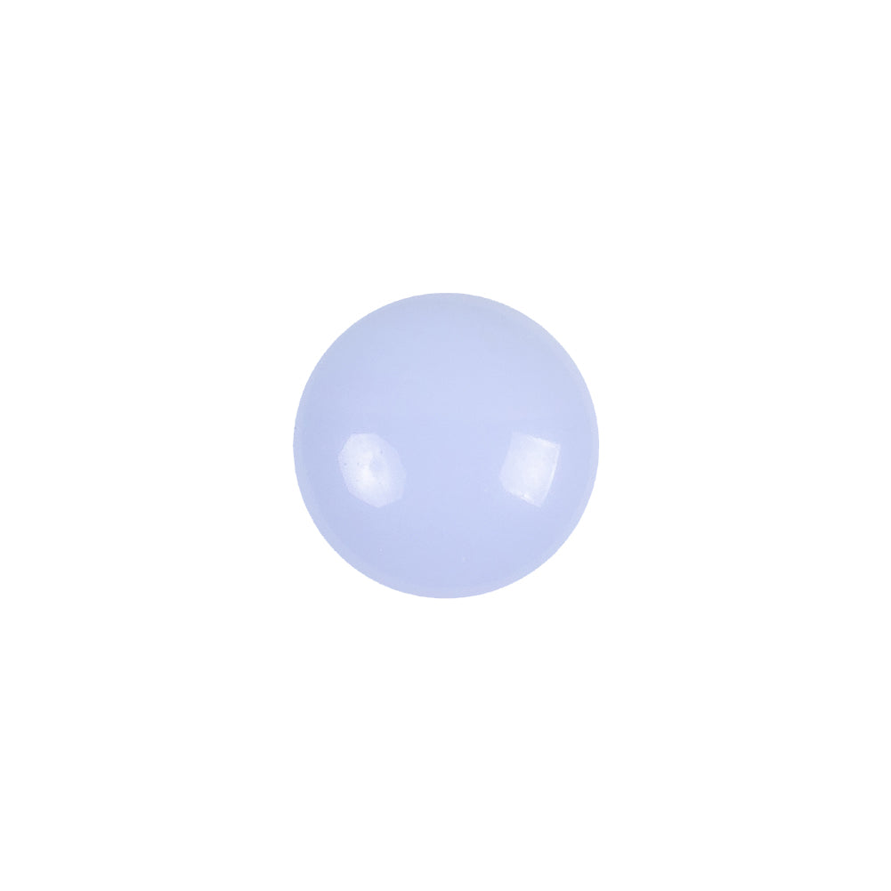 European Light Blue Self Back Glass Button - 20L/12.5mm European Light Blue Self Back Glass Button - 20L/12.5mm