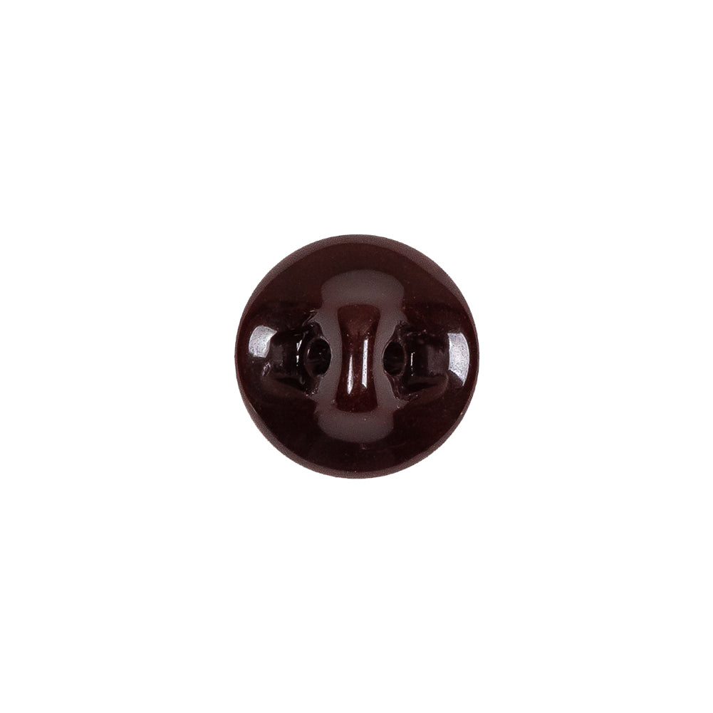 European Brown Half Domed Self Back Glass Button - 20L/12.5mm - Detail - Image 3 of 4 European Brown Half Domed Self Back Glass Button - 20L/12.5mm - Detail - Image 3 of 4