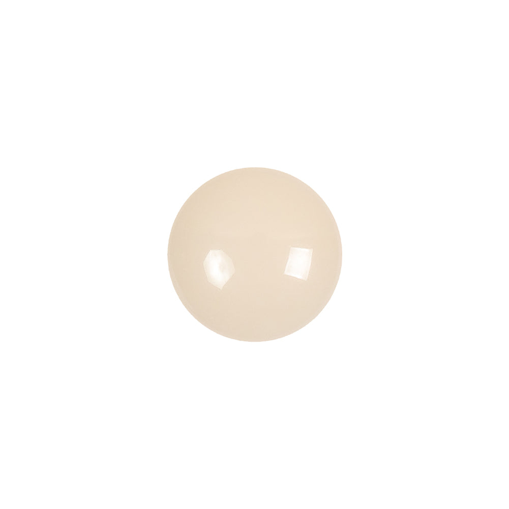 European Beige Half Domed Self Back Glass Button - 20L/12.5mm European Beige Half Domed Self Back Glass Button - 20L/12.5mm