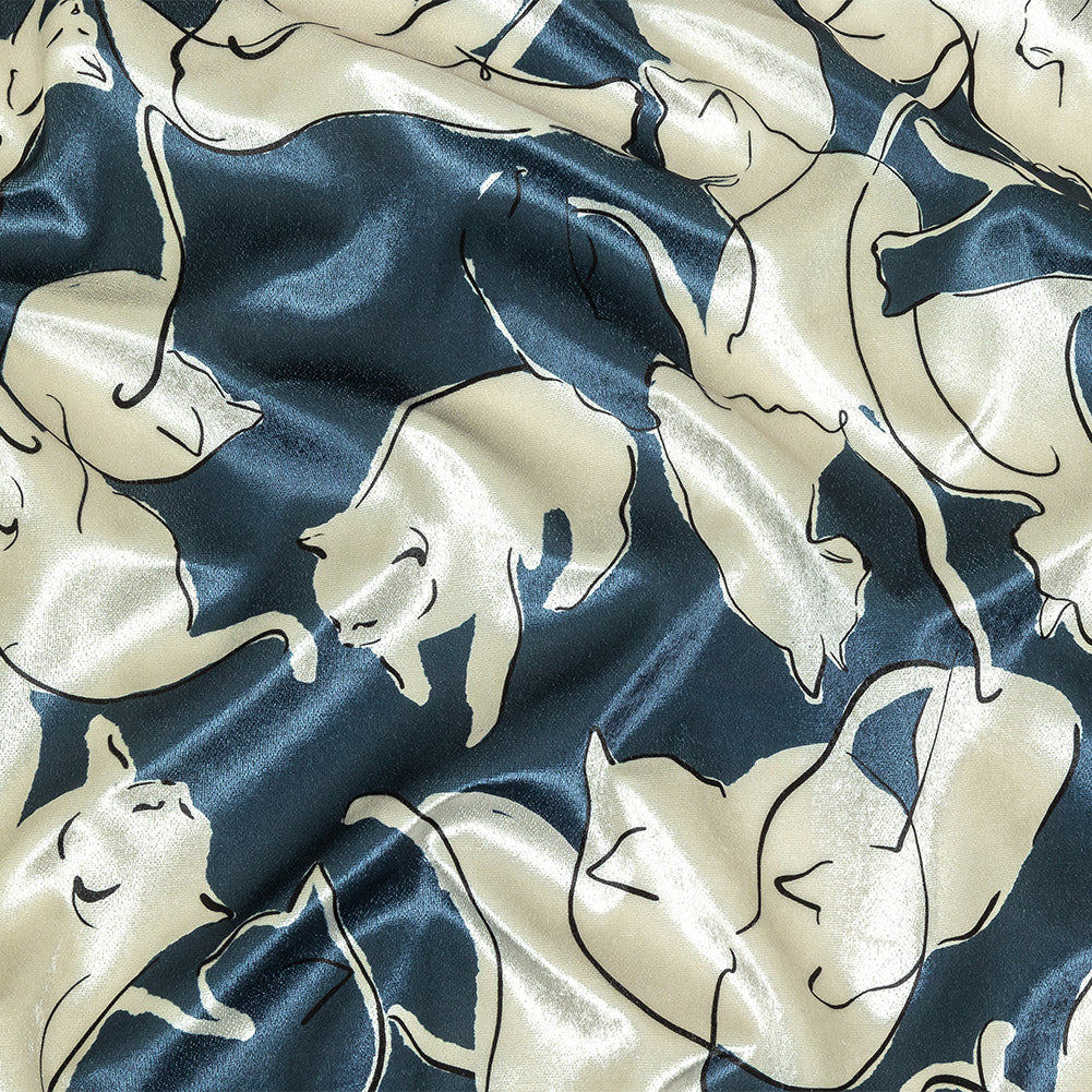 Mood Exclusive Catnap Couture Polyester Velour Mood Exclusive Catnap Couture Polyester Velour