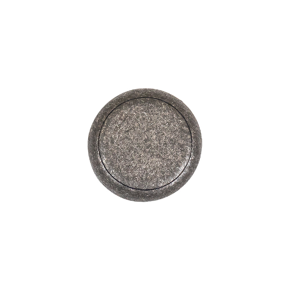 Italian Blue Silver Shank Back Metal Button - 24L/15mm Italian Blue Silver Shank Back Metal Button - 24L/15mm