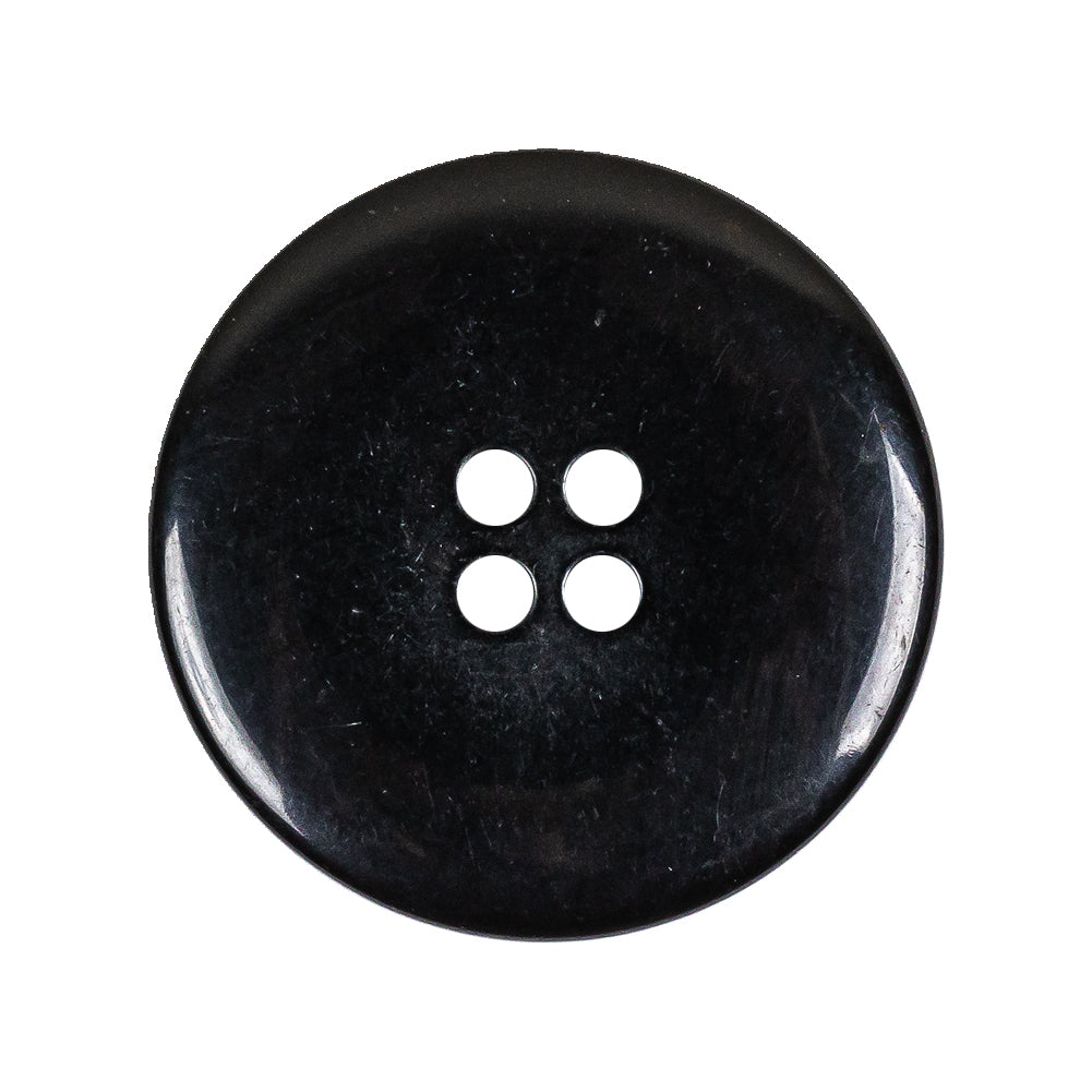 Black 4-Hole Plastic Deepwell Button - 44L/28mm Detail Black 4-Hole Plastic Deepwell Button - 44L/28mm Detail