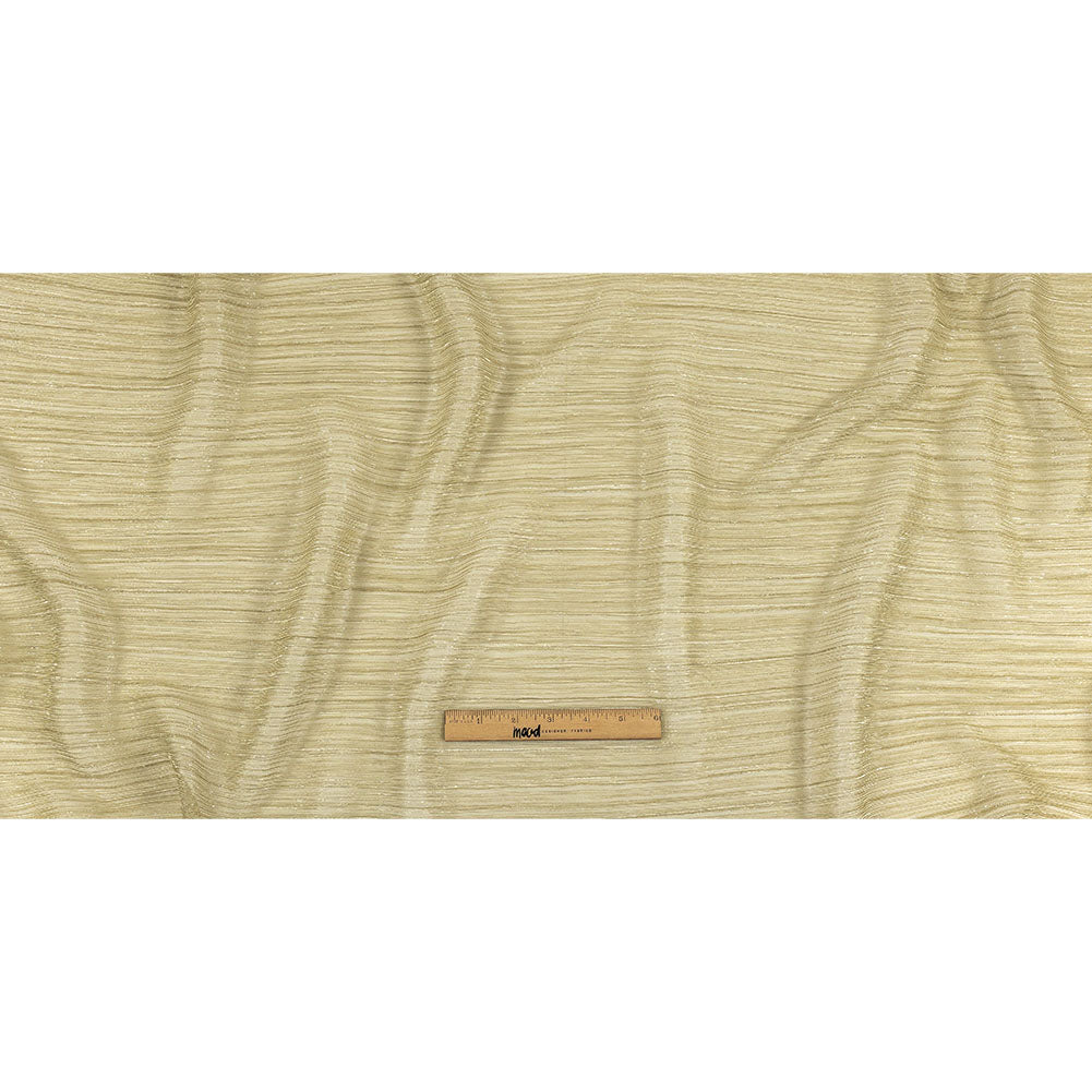 Metallic Stretch Plisse - Gold - Natalia Collection Drape Metallic Stretch Plisse - Gold - Natalia Collection Drape