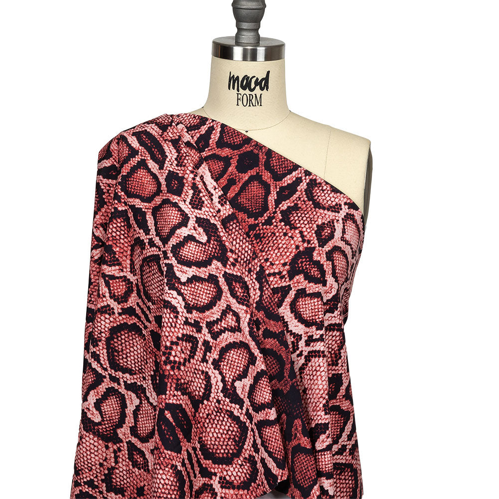 Compression Swimwear Tricot, UV Protective with Aloe Vera Microcapsules - Desert Rose Python Skin - Caye Collection - Drape Compression Swimwear Tricot, UV Protective with Aloe Vera Microcapsules - Desert Rose Python Skin - Caye Collection - Drape