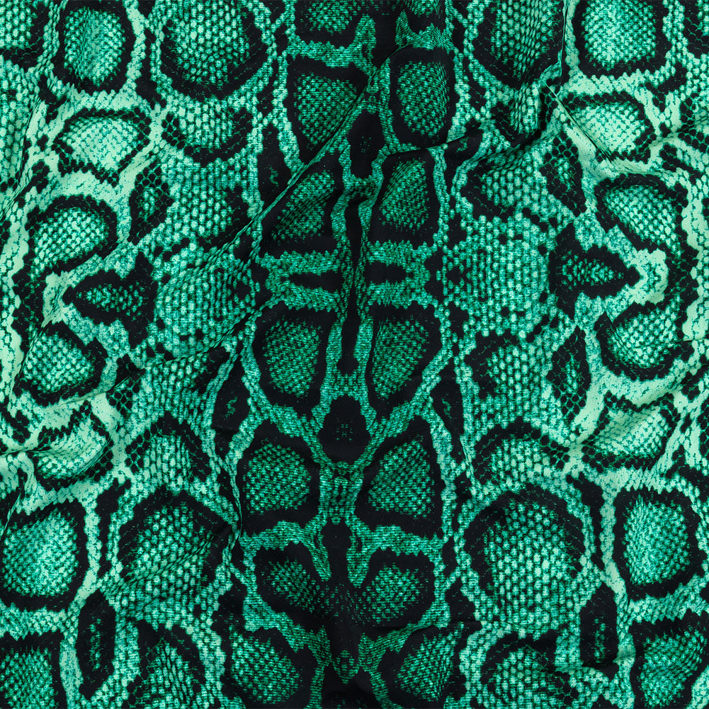 Compression Swimwear Tricot, UV Protective with Aloe Vera Microcapsules - Jade Python Skin - Caye Collection Compression Swimwear Tricot, UV Protective with Aloe Vera Microcapsules - Jade Python Skin - Caye Collection
