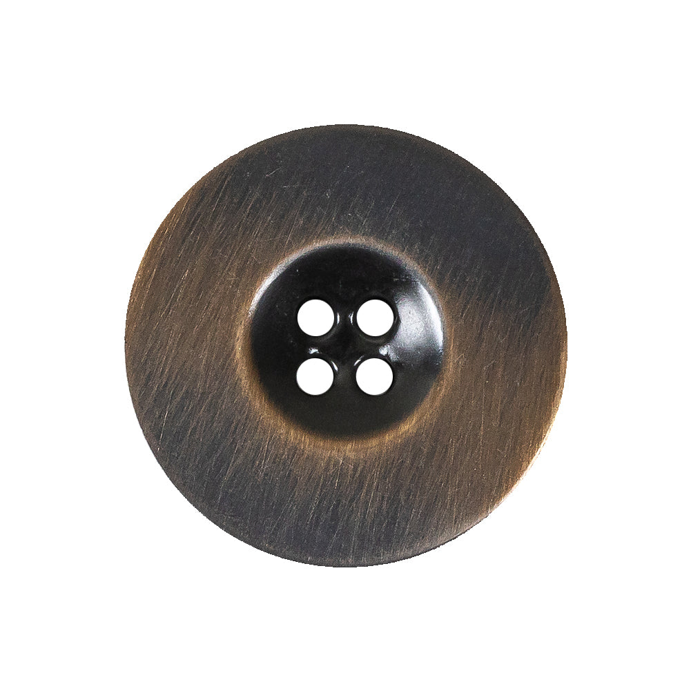 Antique Brass Metal 4-Hole Button - 40L/25.5mm Antique Brass Metal 4-Hole Button - 40L/25.5mm
